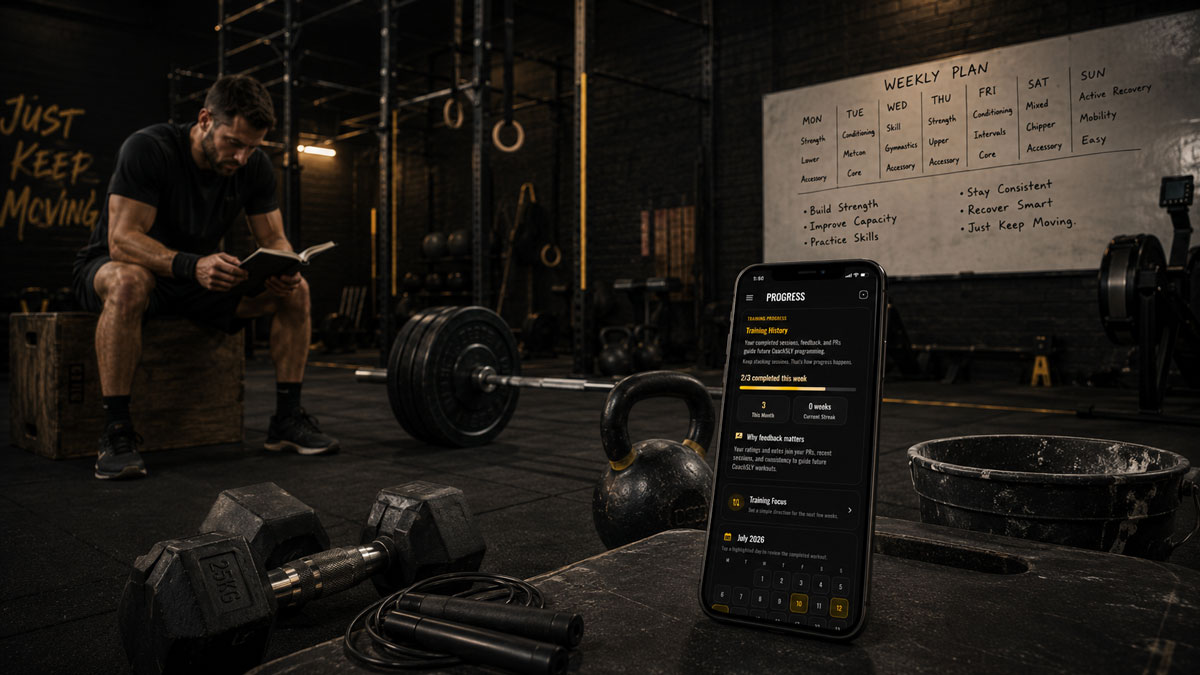 Balanced weekly CrossFit programming with structured training