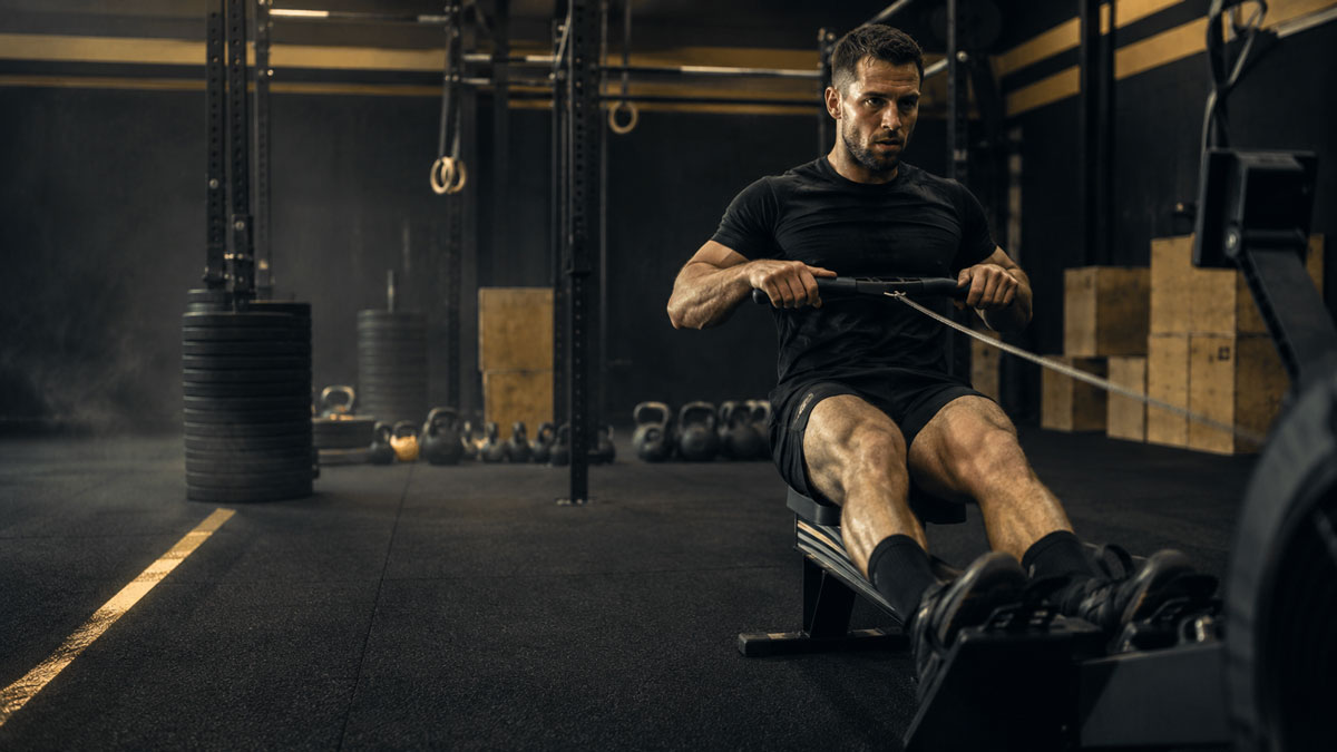 CrossFit open gym training with barbell and structured workout plan